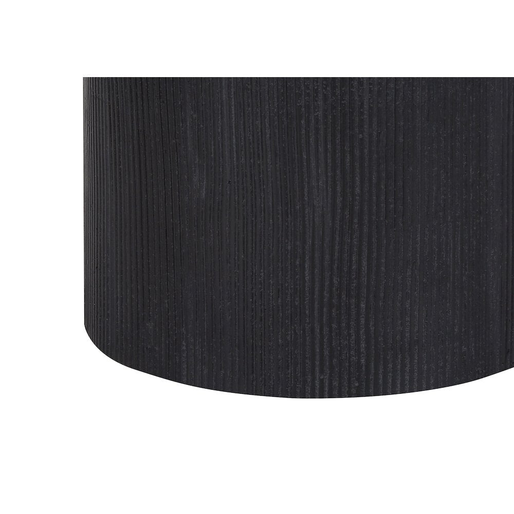 Lighting, 24"H, Table Lamp, Black Concrete, Ivory / Cream Shade, Modern