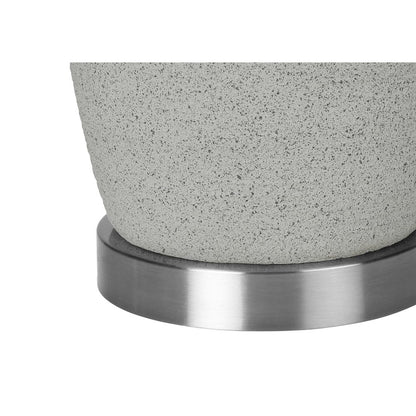 Lighting, 25"H, Table Lamp, Grey Ceramic, Grey Shade, Modern