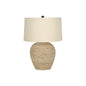 Lighting, 25"H, Table Lamp, Rattan, Beige Shade, Transitional