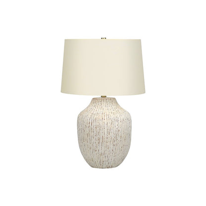 ="Lighting, 26""H, Table Lamp, Cream Ceramic, Ivory / Cream Shade, Transitional