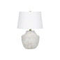 Lighting, 20"H, Table Lamp, Cream Concrete, Ivory / Cream Shade, Modern