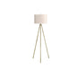 Lighting, 63"H, Floor Lamp, Brass Metal, Ivory / Cream Shade, Contemporary