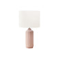 23"H, Table Lamp, Pink Ceramic, Ivory / Cream Shade, Contemporary, Modern