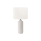 23"H, Table Lamp, Cream Ceramic, Ivory / Cream Shade, Contemporary, Modern