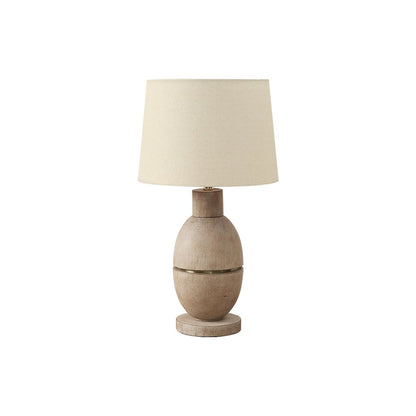 Lighting, 25"H, Table Lamp, Beige Resin, Beige Shade, Contemporary, Modern