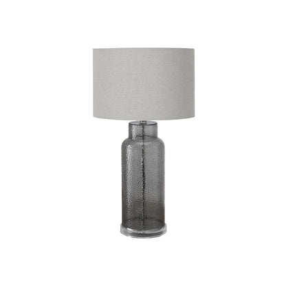 Lighting, 28"H, Table Lamp, Grey Glass, Grey Shade, Contemporary, Modern