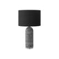 Lighting, 28"H, Table Lamp, Grey Resin, Black Shade, Contemporary, Modern
