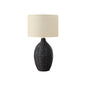 Lighting, 30"H, Black Rattan, Beige Shade, Transitional