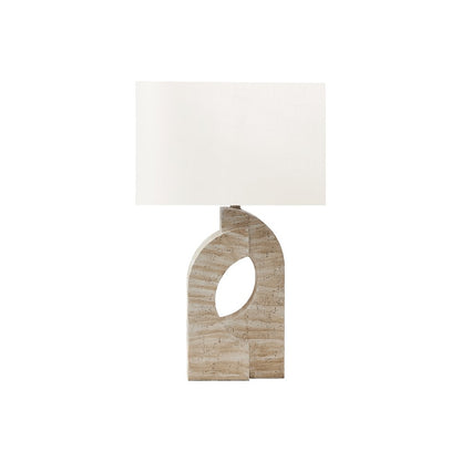 Lighting, 28"H, Table Lamp, Beige Resin, Ivory / Cream Shade, Contemporary