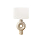 Lighting, 28"H, Table Lamp, Beige Resin, Ivory / Cream Shade, Contemporary