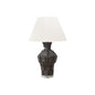28"H, Table Lamp, Black Resin, Ivory / Cream Shade, Contemporary, Modern