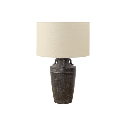 Lighting, 28"H, Table Lamp, Black Ceramic, Beige Shade, Transitional