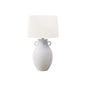 Lighting, 30"H, Table Lamp, White Ceramic, Ivory / Cream Shade, Transitional