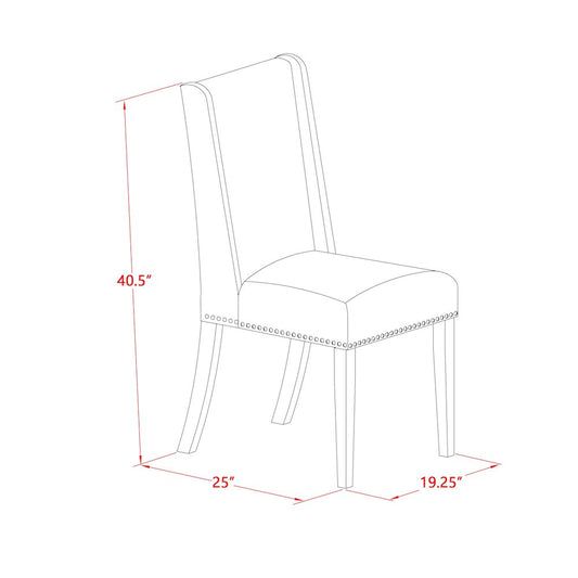 Dining Chair Black, FLP1T21