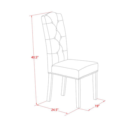Dining Chair Black, ELP1T21