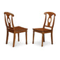 Napoleon  styled  chair  with  wood  seat,  Set  of  2