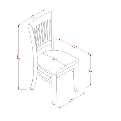 Dining Chair Oak, VAC-LWH-C