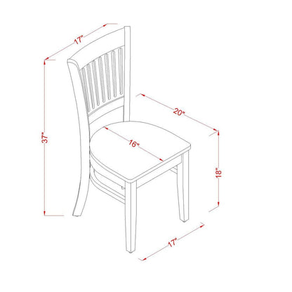 Dining Chair Oak, VAC-LWH-W