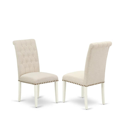 Dining Chair Linen White, BRP2T02