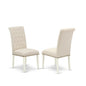 Dining Chair Linen White, BRP2T02