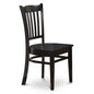 Groton  Dining  Chair  With  Wood  Seat  In  Black  Finish,  Set  of  2