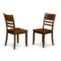 Lynfield  Dining  Chair  with  Wood  Seat  in  Espresso  Finish,  Set  of  2