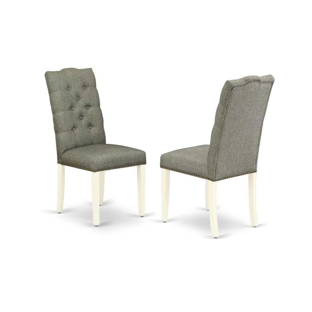 Dining Chair Linen White, ELP2T07