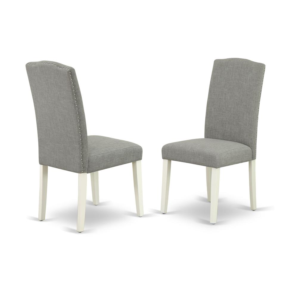 Dining Chair Linen White, ENP2T06