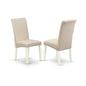 Dining Chair Linen White, BAP2T01
