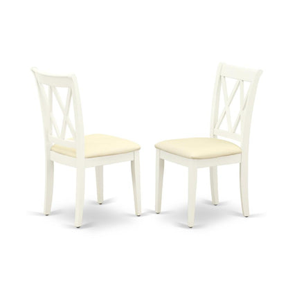 Dining Chair Linen White, CLC-LWH-C