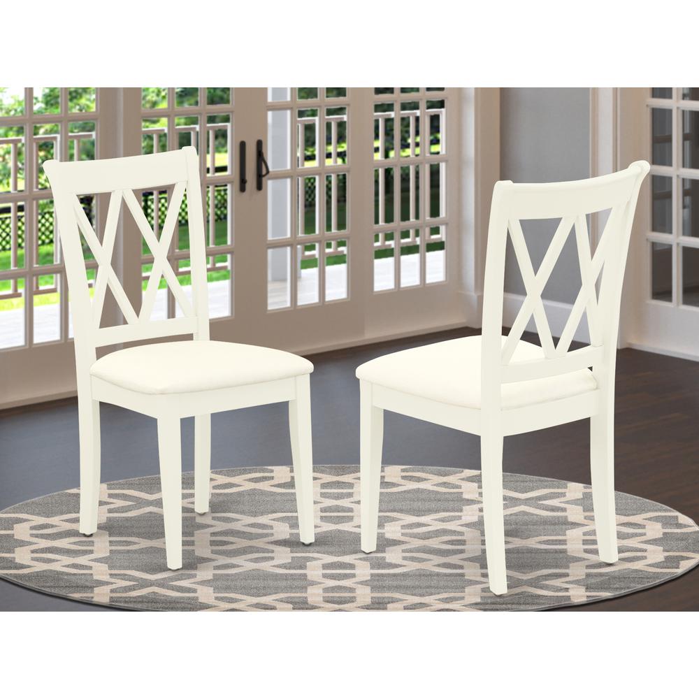 Dining Chair Linen White, CLC-LWH-C