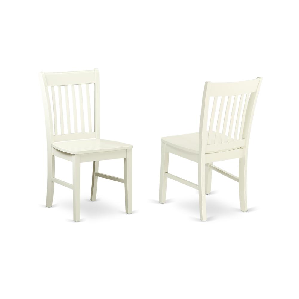 Dining Chair Linen White, NFC-LWH-W