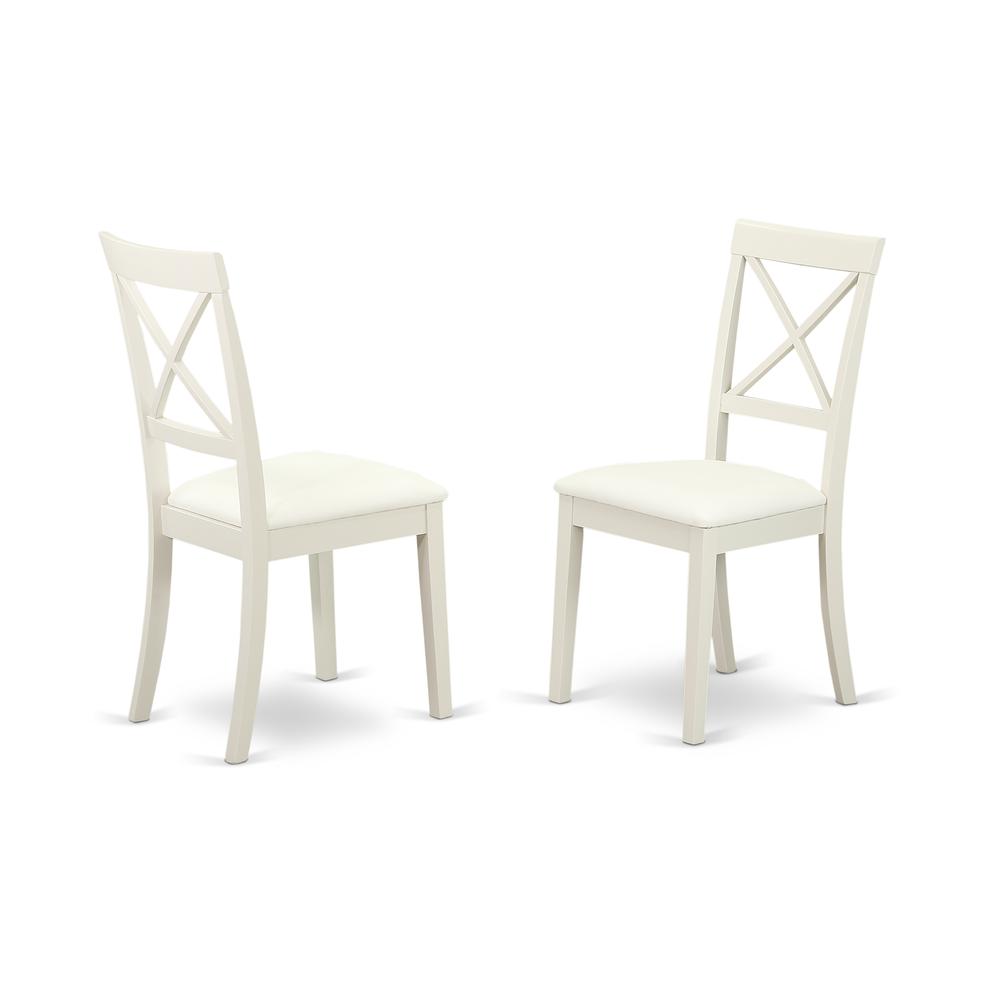 Dining Chair Linen White, BOC-WHI-LC