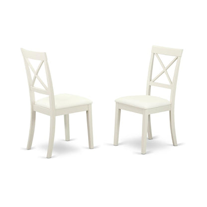 Dining Chair Linen White, BOC-WHI-LC