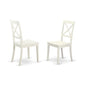 Boston  X-  back    Chair  for  dining  room  with    Wood  Seat,  Set  of  2