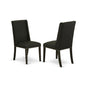 Dining Chair Wirebrushed Black, FLP6T24