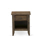 East West Furniture GA-07-ET Night stand For Bedroom with 1 Wooden Drawer, Stable and Sturdy Constructed - Distressed Jacobean Finish