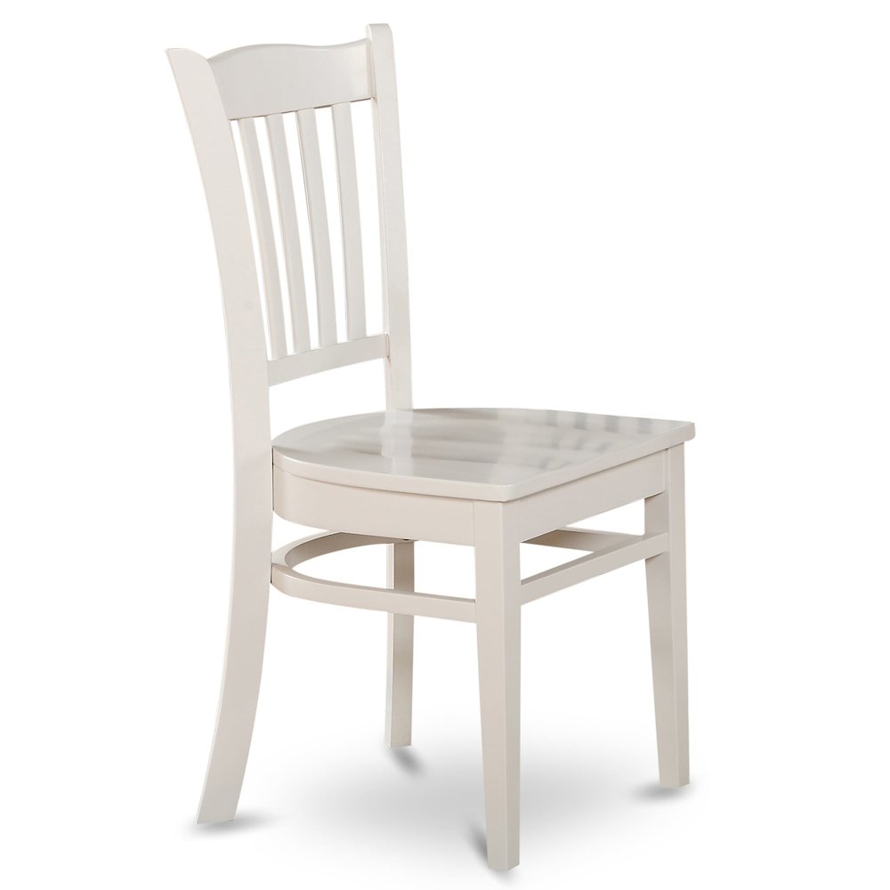 Groton  Dining  Chair  With  Wood  Seat  In  Linen  White  Finish,  Set  of  2