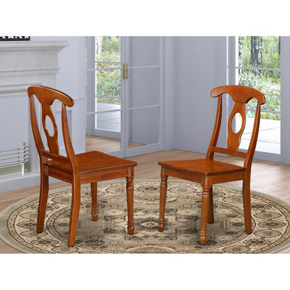 Napoleon  styled  chair  with  wood  seat,  Set  of  2