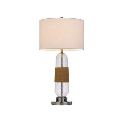 150W 3 Way Everett Bubbled Glass Table Lamp