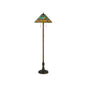 60W X 2 Metal/Resin Tiffany Table Lamp With Pull Chain Switches