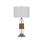150W 3 Way Everett Bubbled Glass Table Lamp