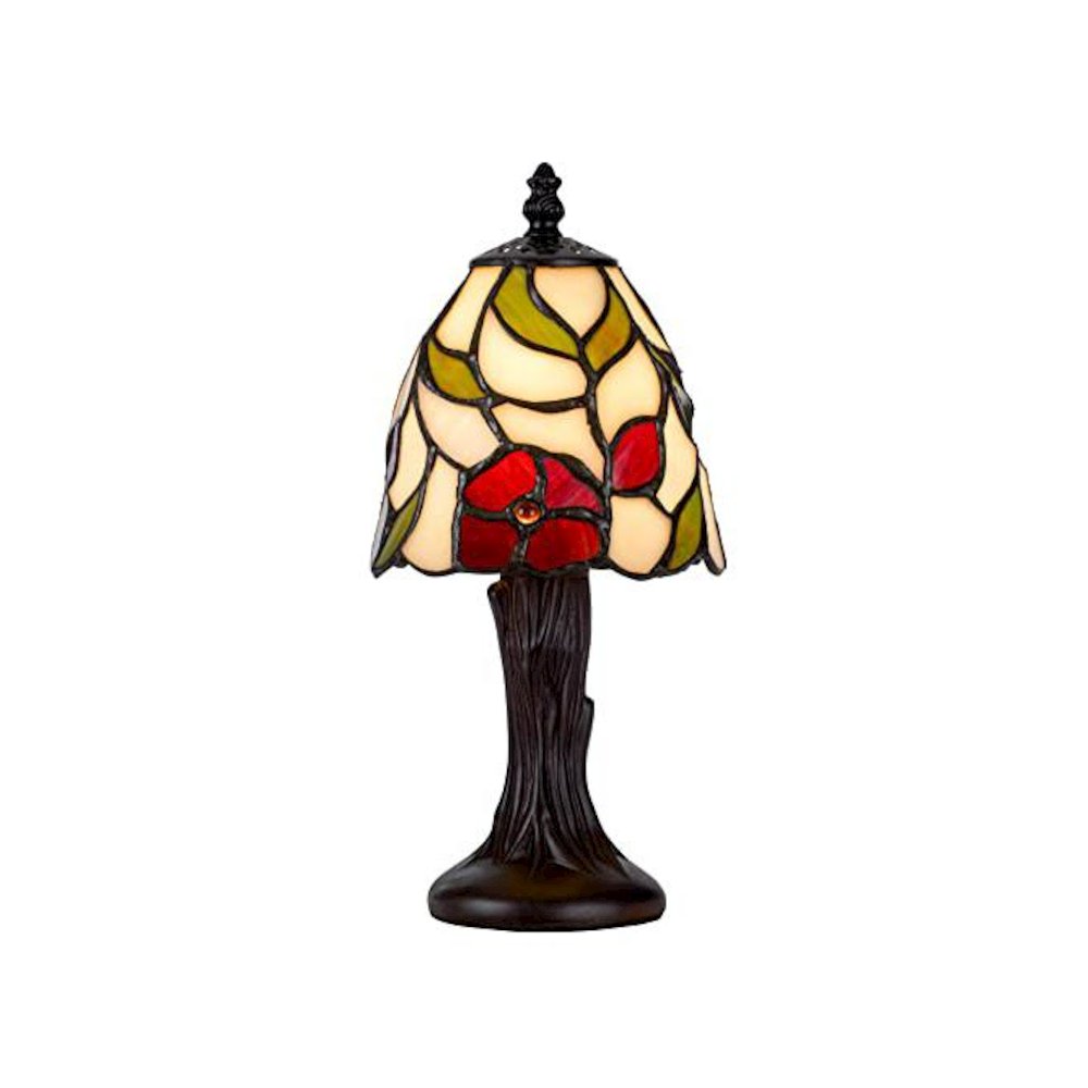 40W Metal/Resin Tiffany Accent Lamp With Inline Switch