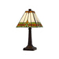 40W Metal/Resin Tiffany Accent Lamp With Inline Switch