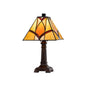 40W Metal/Resin Tiffany Accent Lamp With Inline Switch