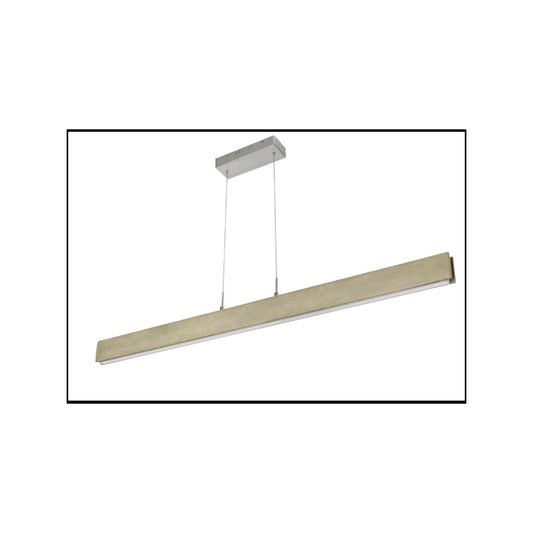 Colmar integrated LED Rubber wood ceiling island light