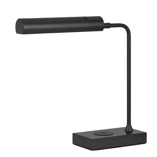 Delray 12W Intergrated Led Metal Desk Lamp With Wireless Charging Port