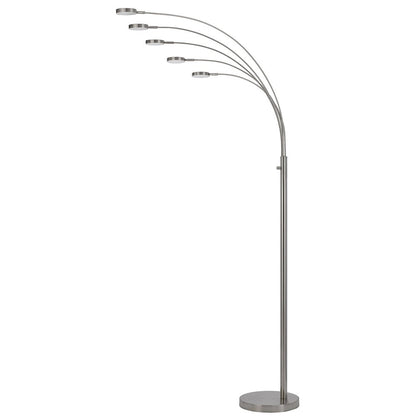 Malibu Intergrated Led 8W X 5 Metal Arc Floor Lamp