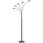 Malibu Intergrated Led 8W X 5 Metal Arc Floor Lamp