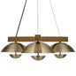 Lakeland 15W X 3 Intergrated Dimmable Led Metal / Birch Wood Pendant Light